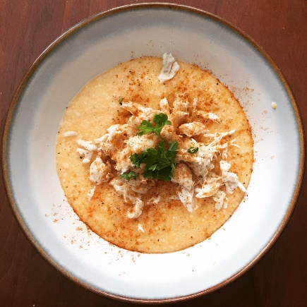 Cheese Crabby Grits Recipe—an updated version of a Southern Classic