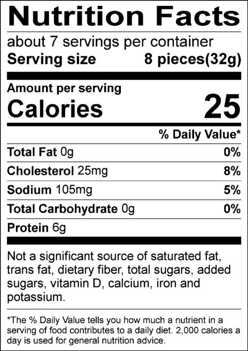 Nutrition facts