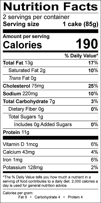 Nutrition facts