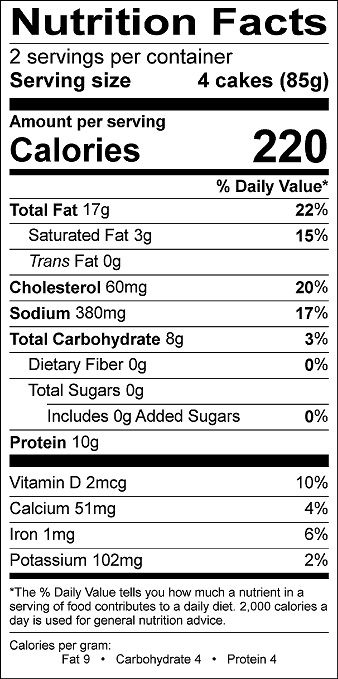 Nutrition facts