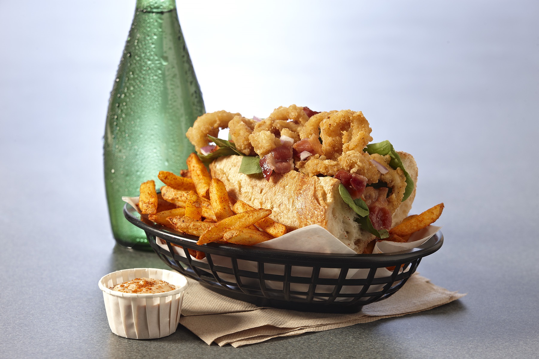 Calamari Po Boy with Thai Chili Remoulade Recipe—Phillips Seafood