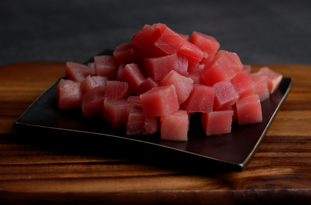 Yellowfin Tuna Poke Cubes from Phillips
