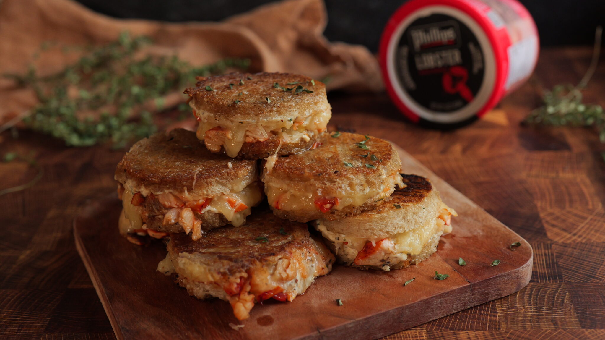 Lobster Grilled Cheese Minis - Phillips Foods, Inc.