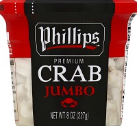 Jumbo Lump Crab Meat, 8 oz Plastic