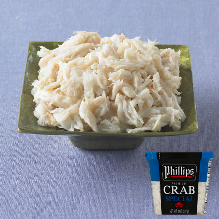 Special Crab Meat, (12) 8 oz Plastic