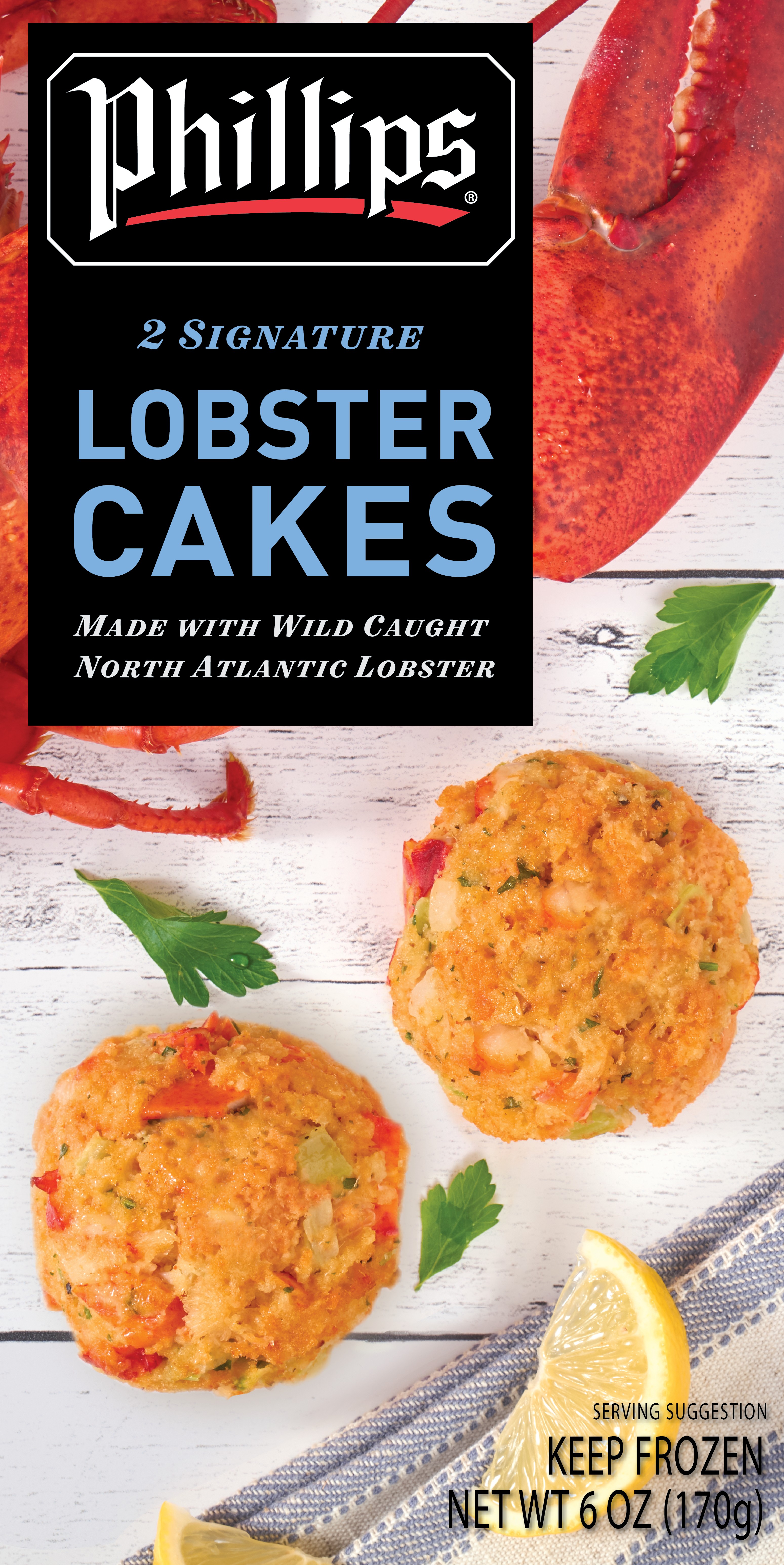 Retail Lobster Cake 3oz, (12) 2ct